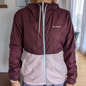 Columbia Windbreaker Women hoodie with zipper